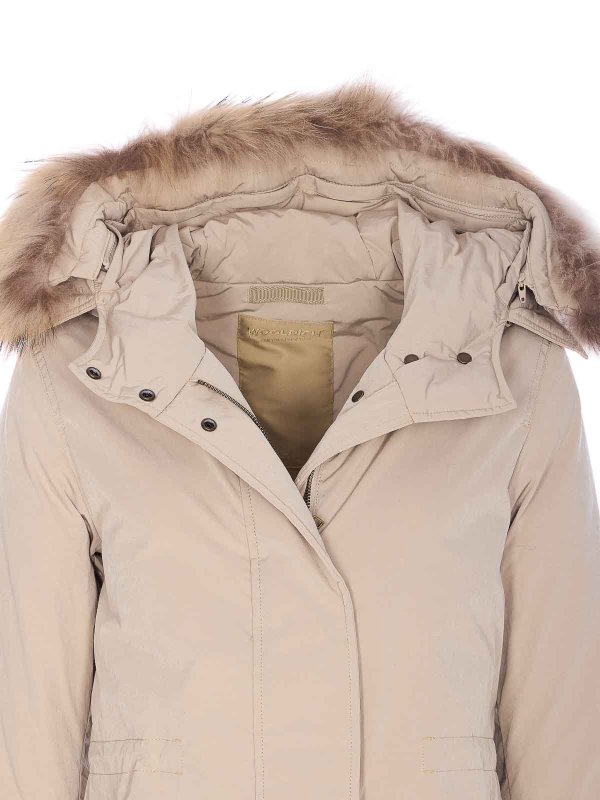 Beige Grace Fur Parka shop online: WOOLRICH