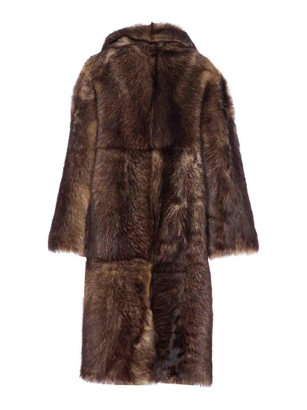 YVES SALOMON: leather coats online - Lamb Leather Coat