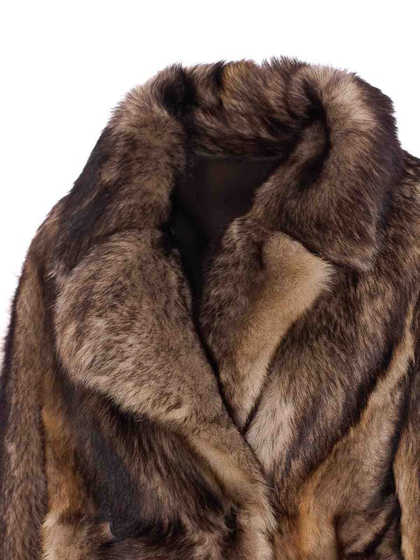 The Best Shops YVES SALOMON: leather coats - Lamb Leather Coat