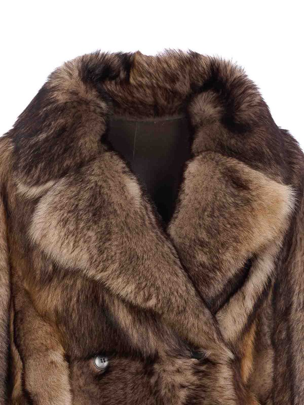 Lamb Leather Coat shop online: YVES SALOMON