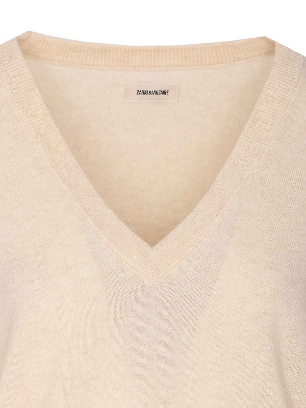 クルーネック - 白 shop online: ZADIG&VOLTAIRE