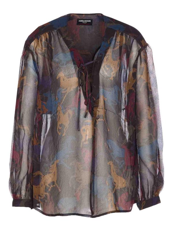 ZADIG&VOLTAIRE: Camisas - Camisa - Marrón