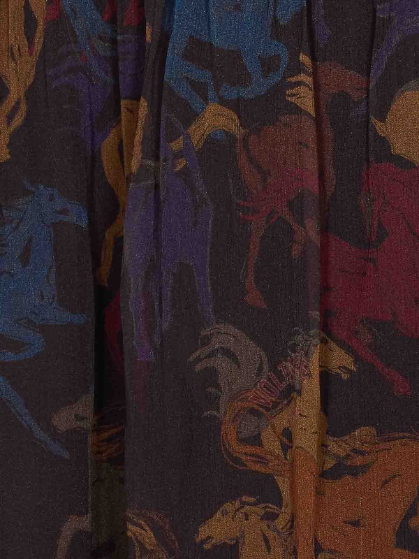 The Best Shops ZADIG&VOLTAIRE: mini skirts - Jadys Mousseline Horses Skirt