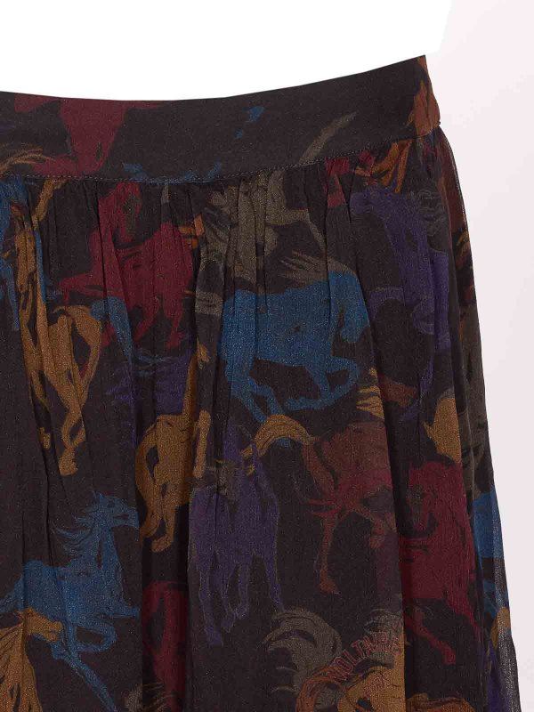 Jadys Mousseline Horses Skirt shop online: ZADIG&VOLTAIRE