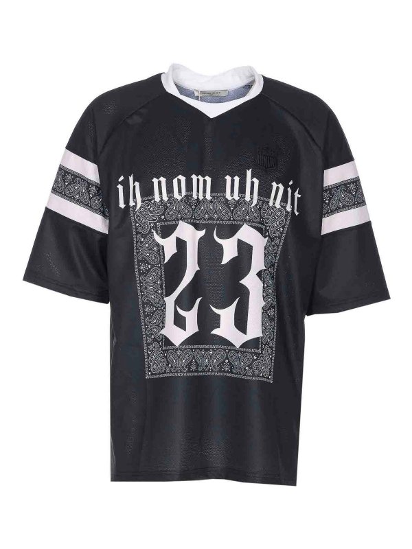 IH NOM UH NIT: crew necks - Black T-Shirt