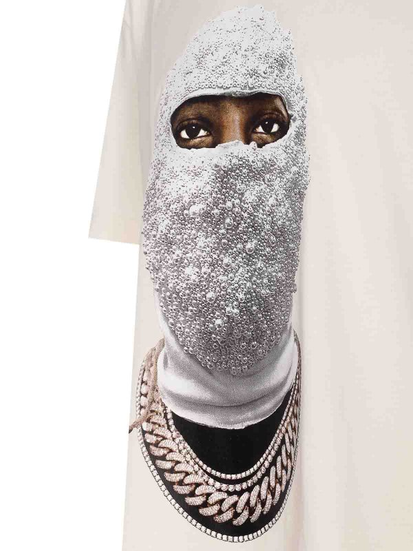 The Best Shops IH NOM UH NIT: maglia collo rotondo - Maglietta Maschera del Futuro