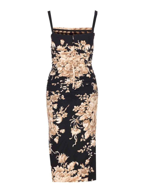 DOLCE & GABBANA: cocktail dresses online - Roses Print Dress