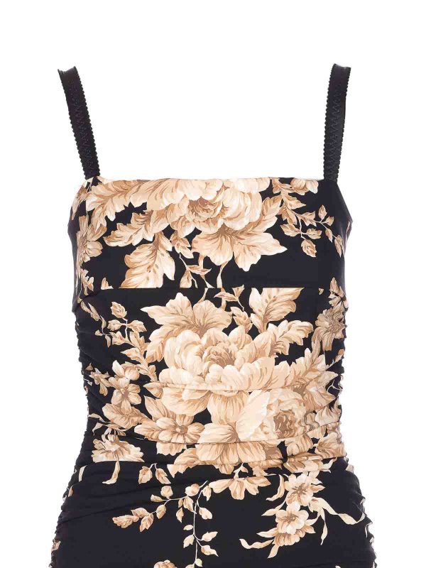 Roses Print Dress shop online: DOLCE & GABBANA