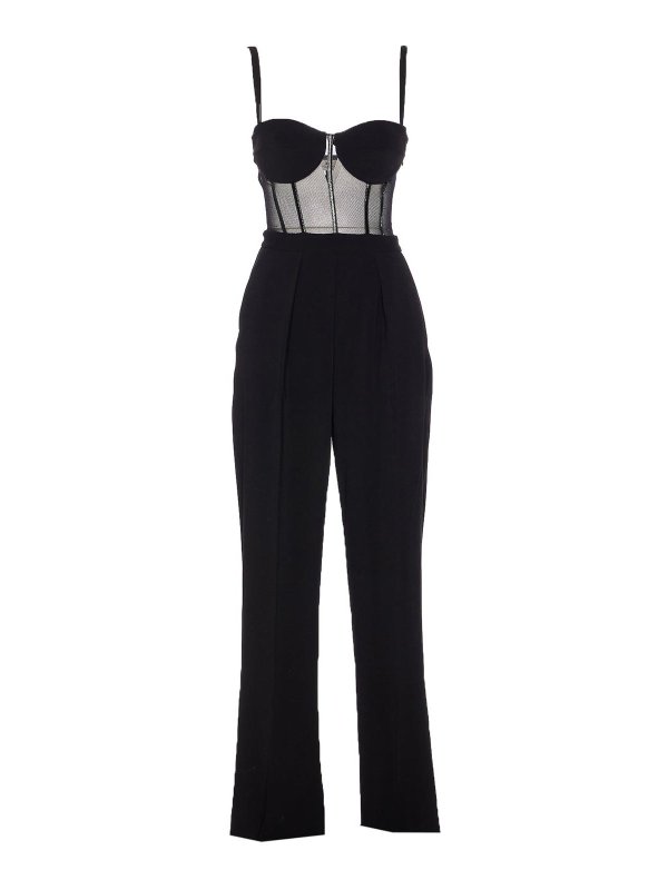 ELISABETTA FRANCHI: jumpsuits - Bustier Jumpsuit