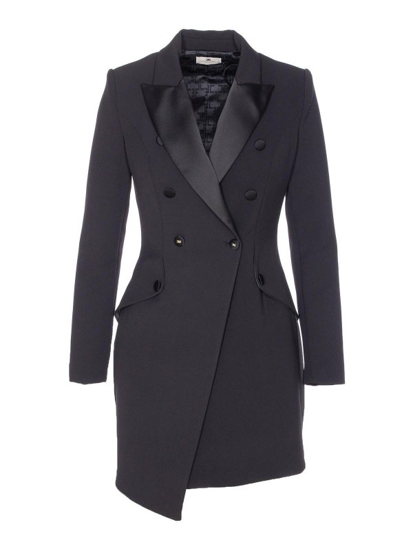 ELISABETTA FRANCHI: Vestidos cortos - Vestido Corto - Negro