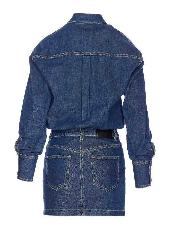 ELISABETTA FRANCHI: Kurze Kleider online - Kurzes Kleid - Blau