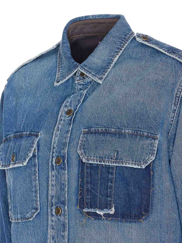 The Best Shops Maison Margiela: Camisas - Camisa - Azul
