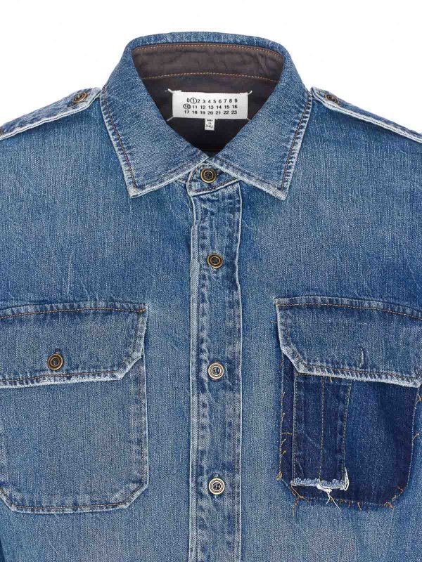 Camisa - Azul shop online: Maison Margiela