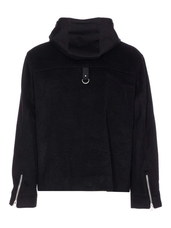 MOOSE KNUCKLES: shirts online - Black Snowdown Shirt Jacket