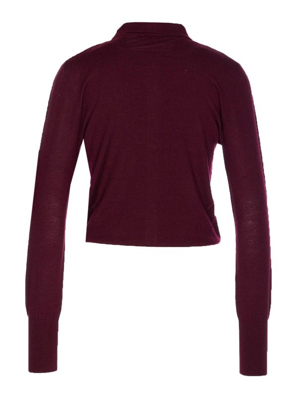 PATRIZIA PEPE: Cardigans online - Cardigan - Rouge Brun