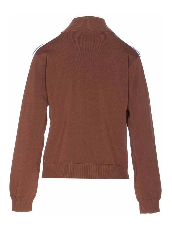 PATRIZIA PEPE: Turtlenecks & Polo necks online - Logo Zip Sweatshirt