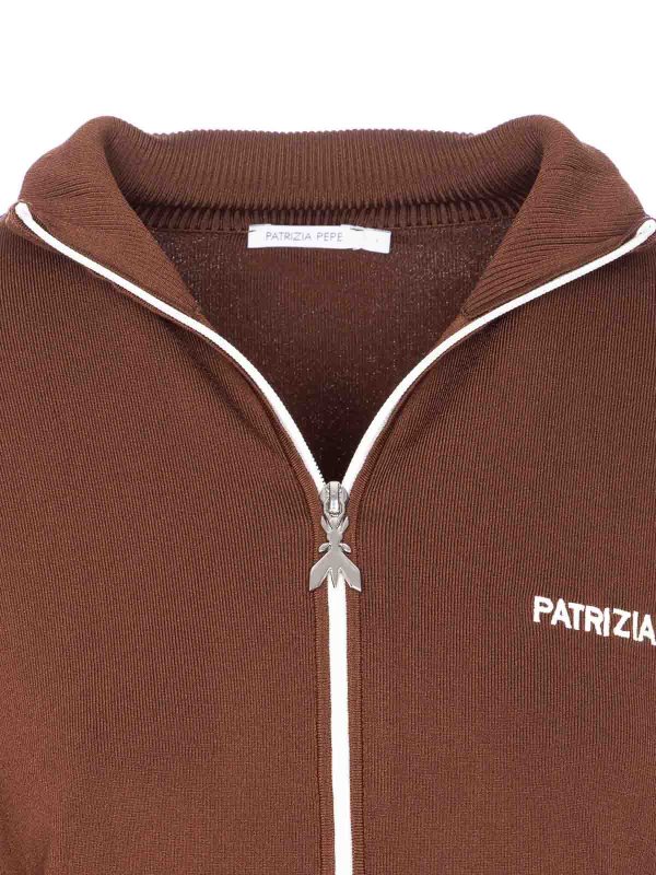 Logo Zip Sweatshirt shop online: PATRIZIA PEPE