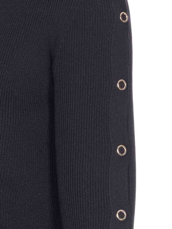 クルーネック - 黒 shop online: PATRIZIA PEPE