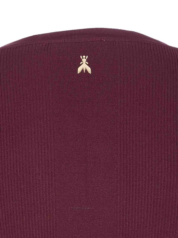 The Best Shops PATRIZIA PEPE: クルーネック - クルーネック - ダークレッド