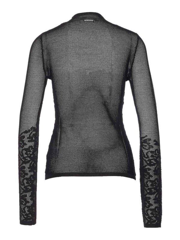 PATRIZIA PEPE: Suéteres con cuello pico online - Suéter Cuello Redondo - Negro