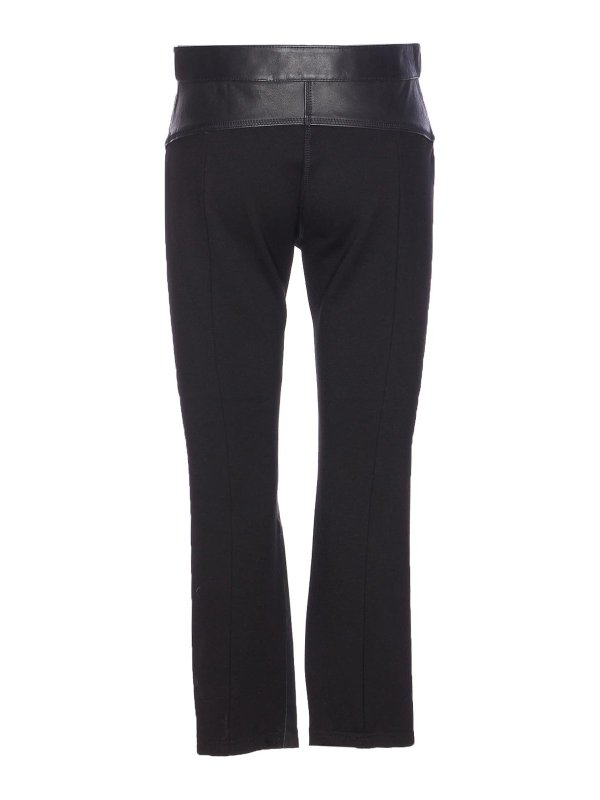 Pinko: Pantalones de cuero online - Pantalones De Cuero - Negro