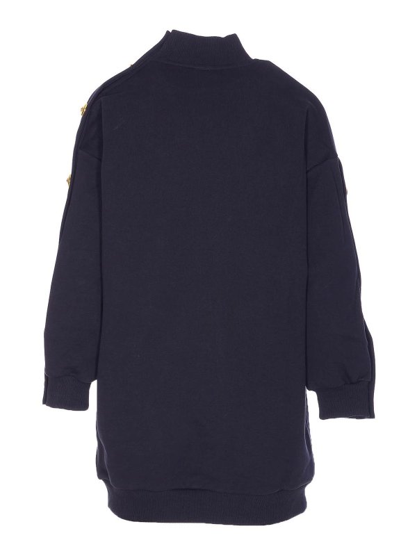 Pinko: crew necks online - Blue Muesli Sweatshirt