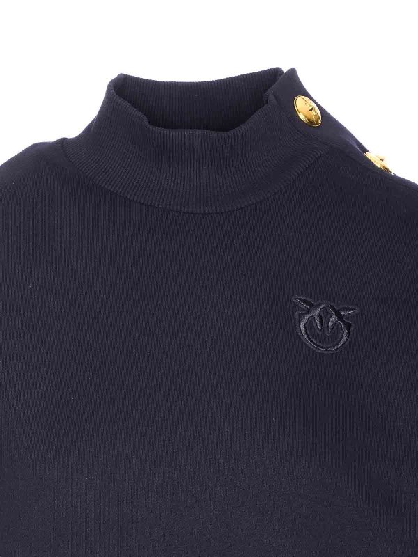 Blue Muesli Sweatshirt shop online: Pinko