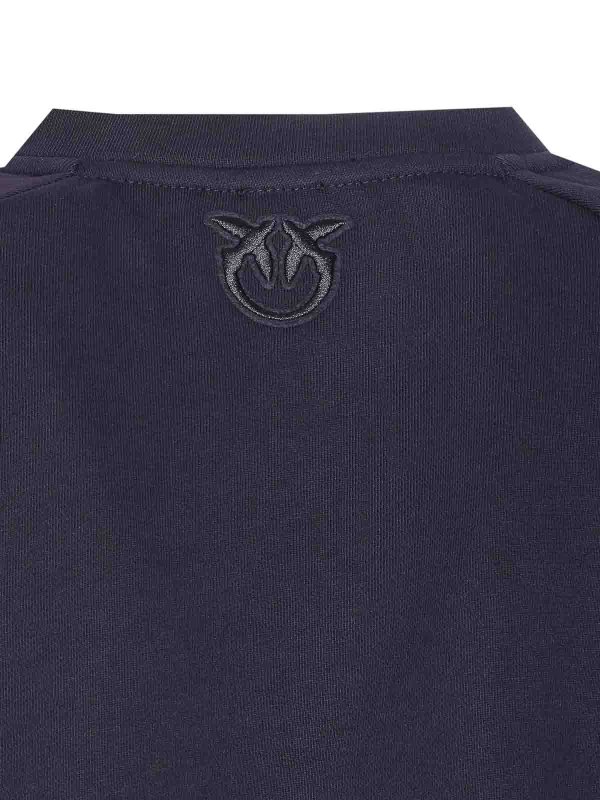 The Best Shops Pinko: crew necks - Blue Margarine Sweatshirt