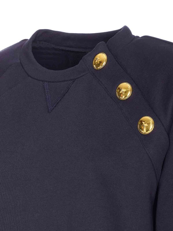 Blue Margarine Sweatshirt shop online: Pinko