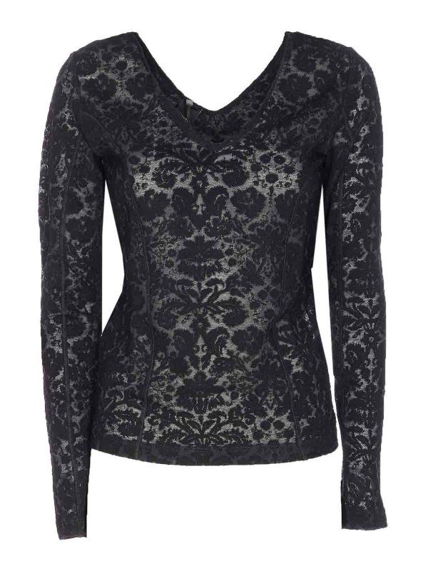 Pinko: Tops & Tank tops - Black Michetti Top