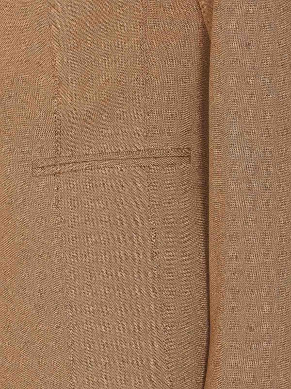 The Best Shops Pinko: giacche blazer - Giacca Granaglie Marrone