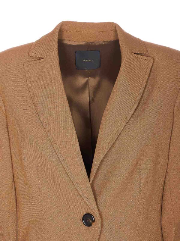 Giacca Granaglie Marrone shop online: Pinko