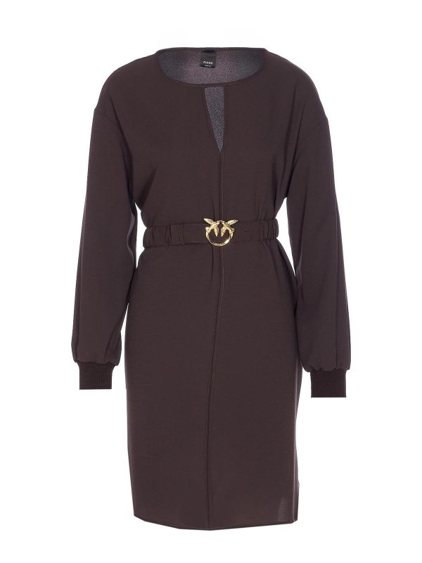 Pinko: knee length dresses - Sfumato Dress