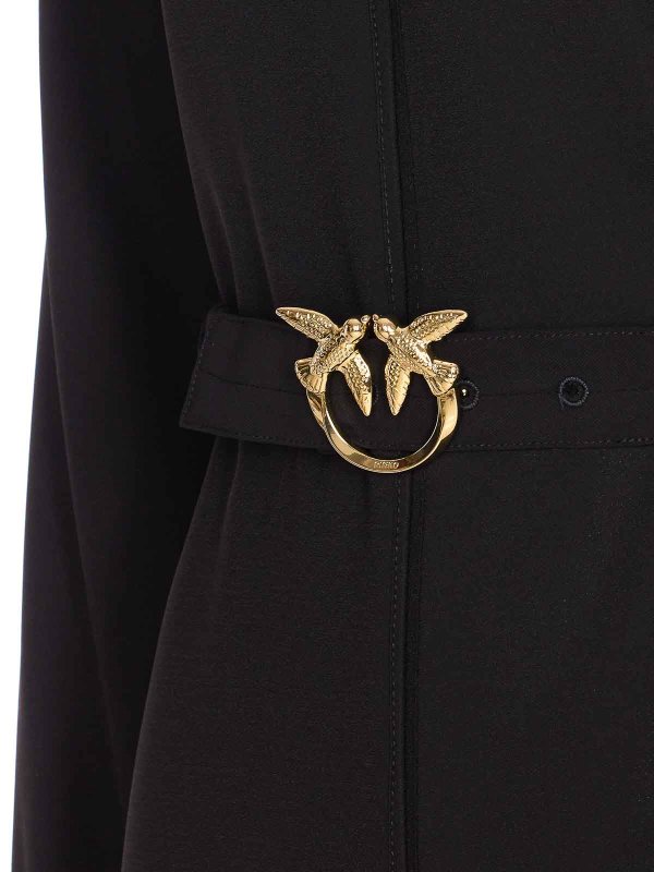 The Best Shops Pinko: Vestidos media pierna - Vestido Midi - Negro