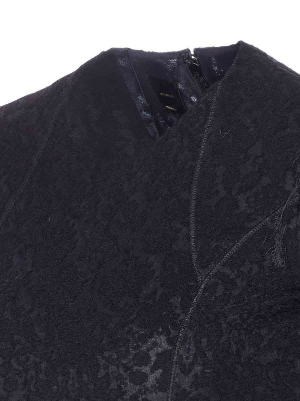 The Best Shops Pinko: crew necks - Black Arame Dress