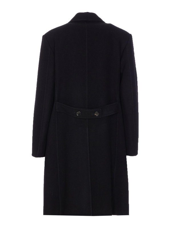 TOM FORD: cappotti al ginocchio online - Chiusura con bottoni doppiopetto neri