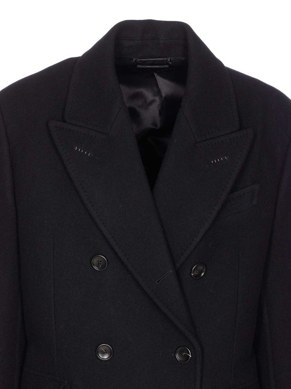 Chiusura con bottoni doppiopetto neri shop online: TOM FORD