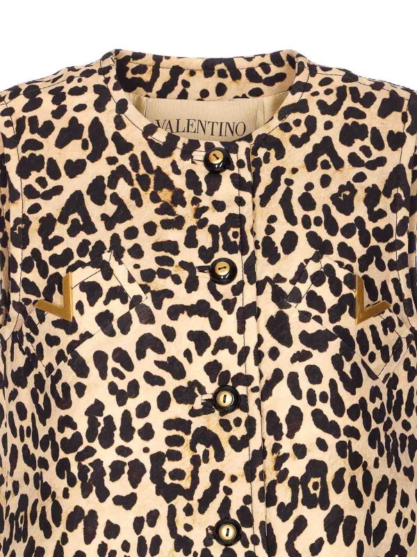 Crepe Couture Animalier Print Dress shop online: VALENTINO GARAVANI