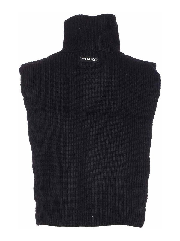 Pinko: scarves online - Cipro Knitted Neck Warmer With Zip