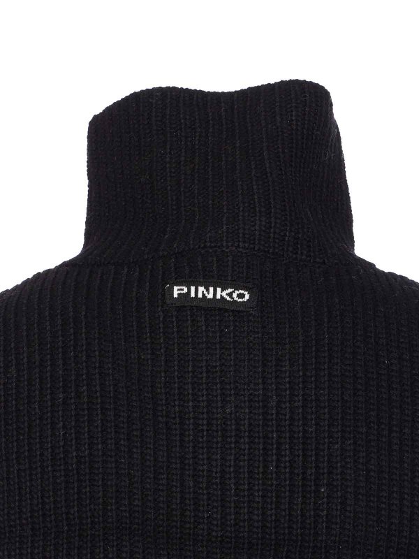 The Best Shops Pinko: scarves - Cipro Knitted Neck Warmer With Zip
