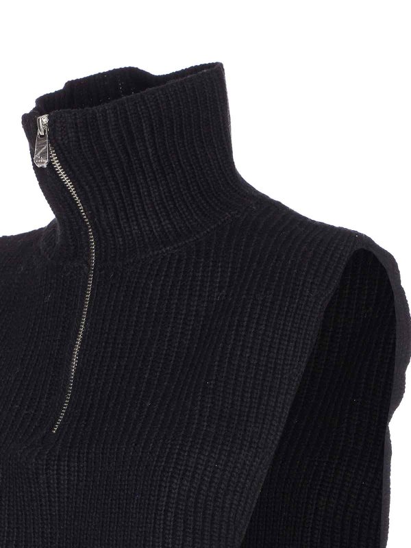 Cipro Knitted Neck Warmer With Zip shop online: Pinko