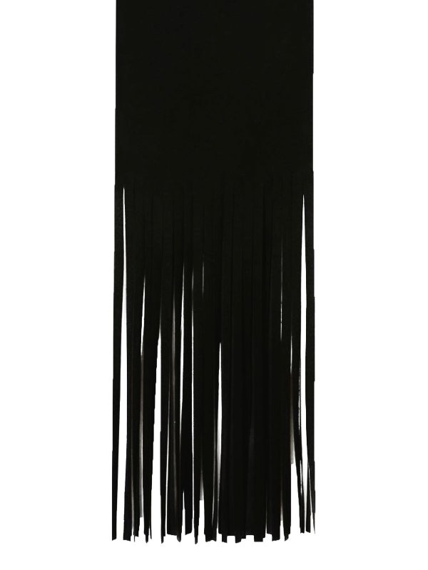 SPORTMAX: scarves online - Black Avocado Scarf