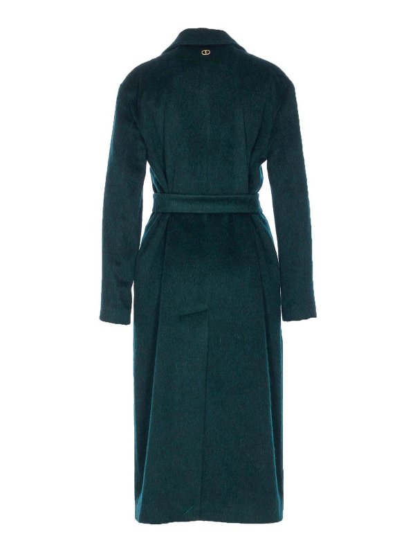 TWINSET: Lange Mäntel online - Langer Mantel - Grün