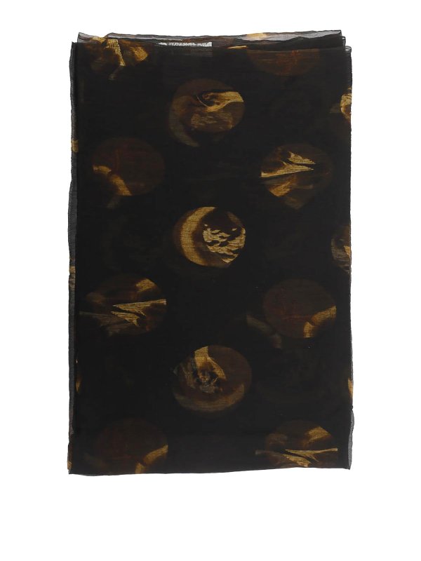 UMA WANG: Bufandas y pañuelos - Bufanda - Marrón