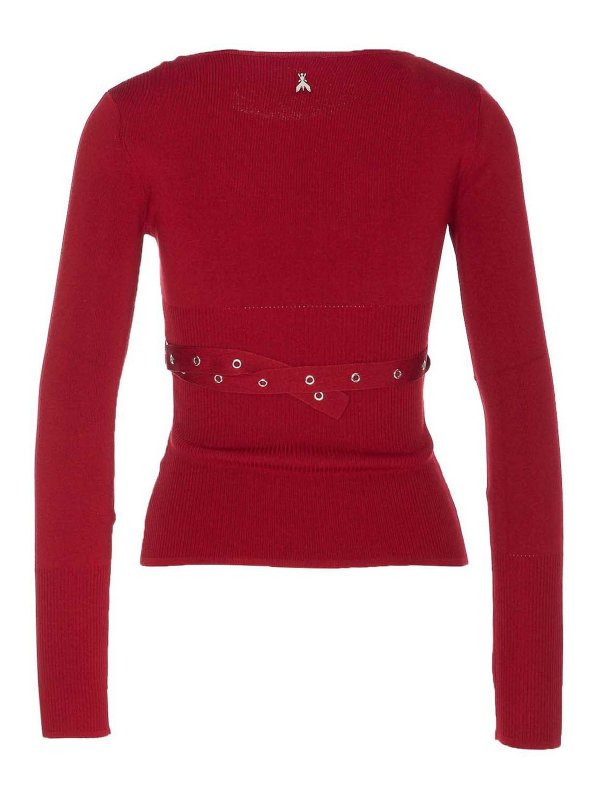 PATRIZIA PEPE: crew necks online - Sweater With Belt