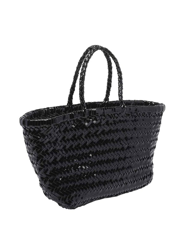 DRAGON DIFFUSION: totes bags online - Black Triple Jump Mini Hand Bag