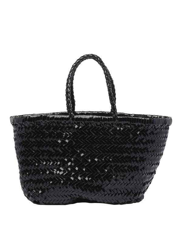 The Best Shops DRAGON DIFFUSION: totes bags - Black Triple Jump Mini Hand Bag