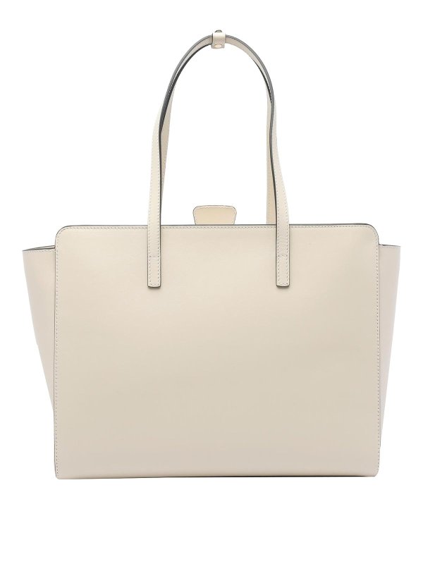 The Best Shops HIDESINS: Bolsos Shopping - Bolso Shopping - Blanco