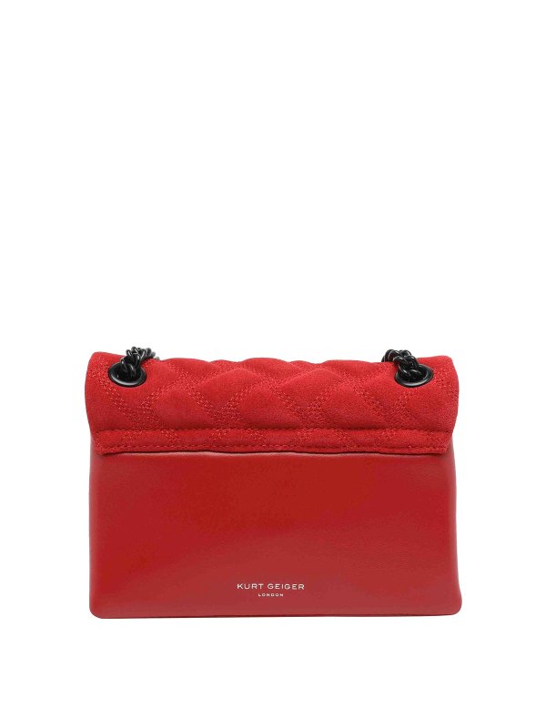 The Best Shops KURT GEIGER: cross body bags - Mini Leather Kensington Crossbody Bag