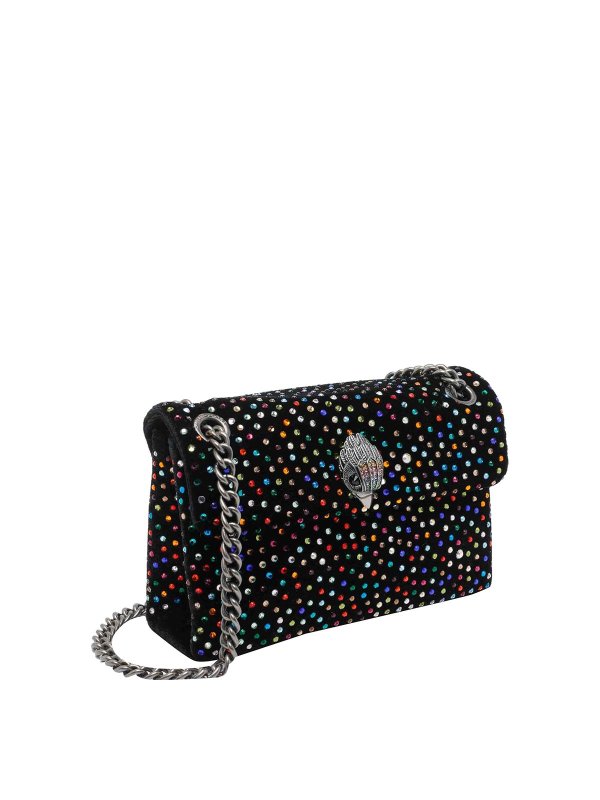 KURT GEIGER: cross body bags online - Mini Velvet Kensington Crossbody Bag